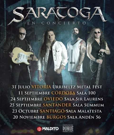 Próximos conciertos de Saratoga