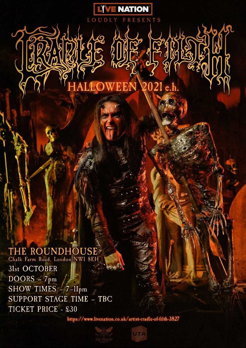 Show especial de Cradle Of Filth en Halloween