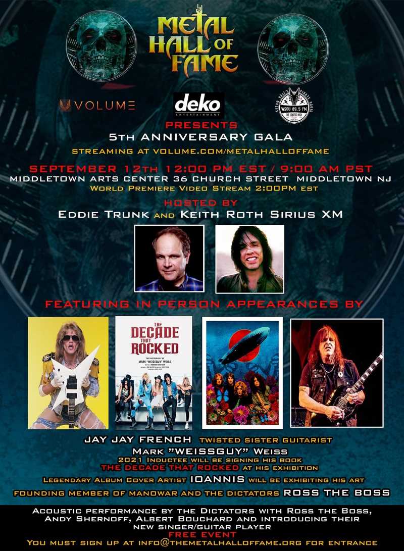 Gala de V aniversario del Metal Hall Of Fame