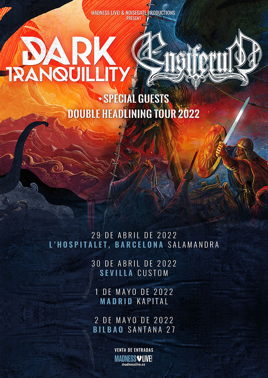 Confirmada la Gira de Dark Tranquillity con Ensiferum