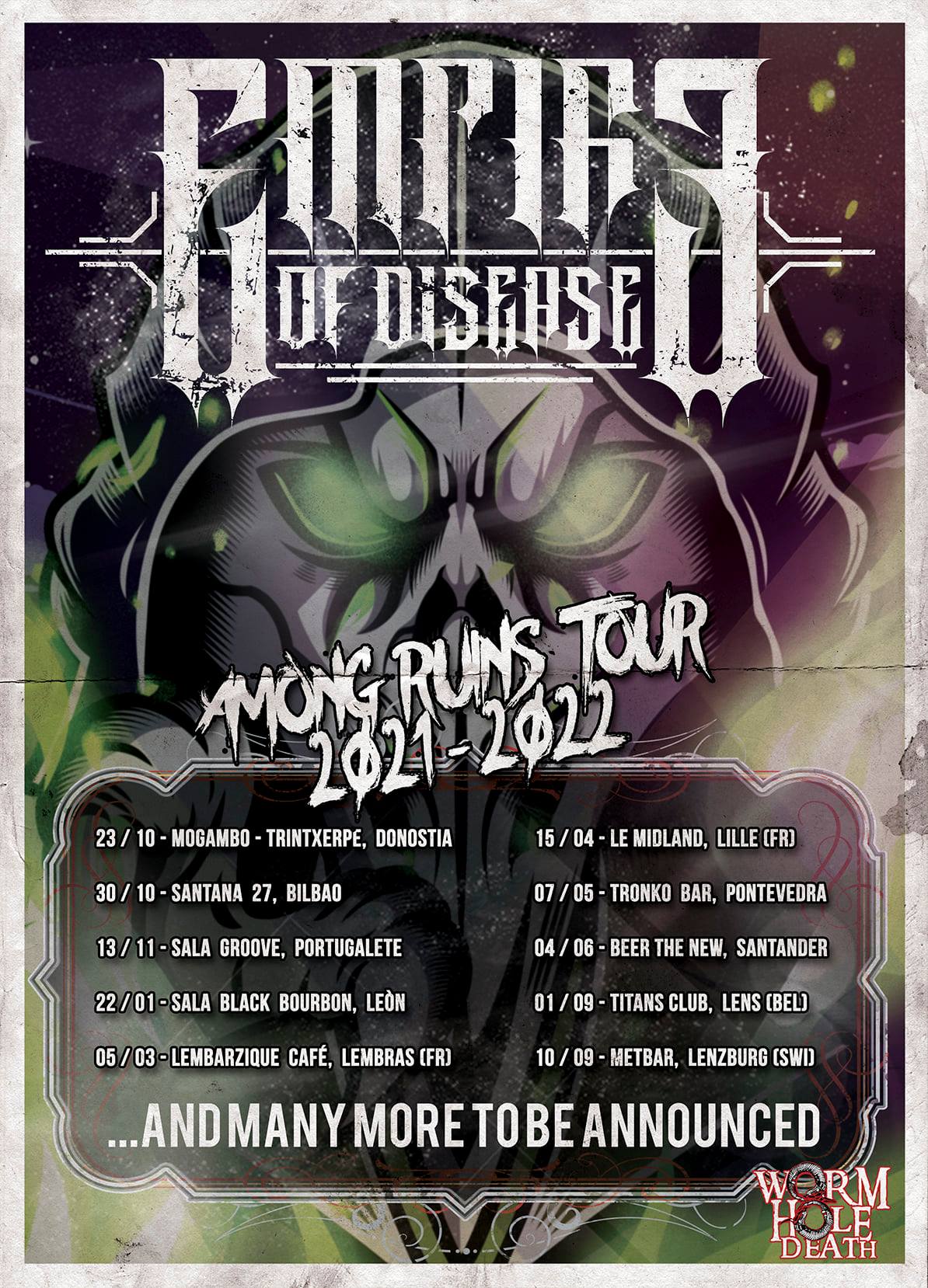 Fechas del Tour de Empire Of Disease