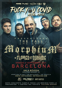 Este sábado 4 de septiembre Morphium en Barcelona