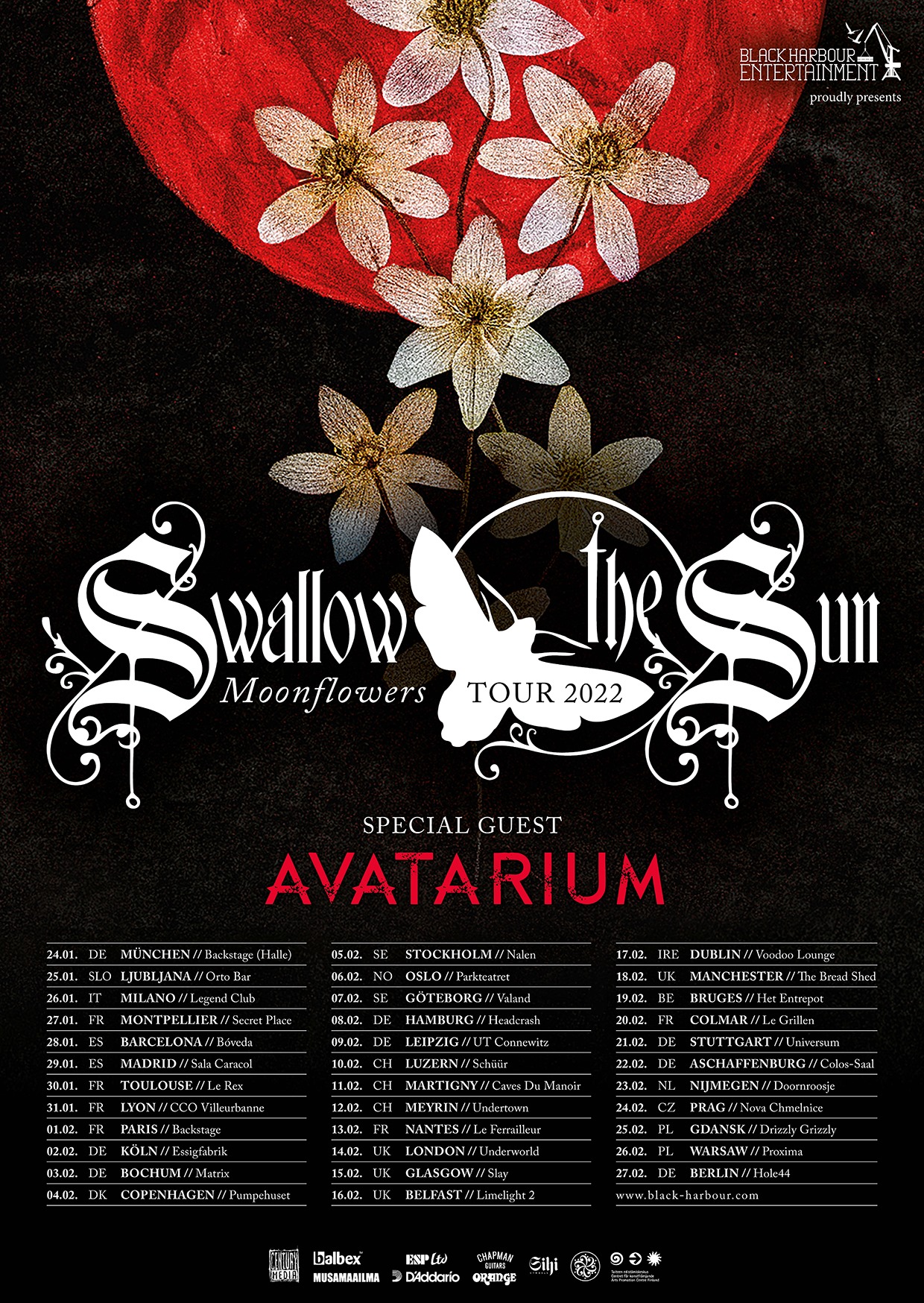 Gira europea de Swallow The Sun