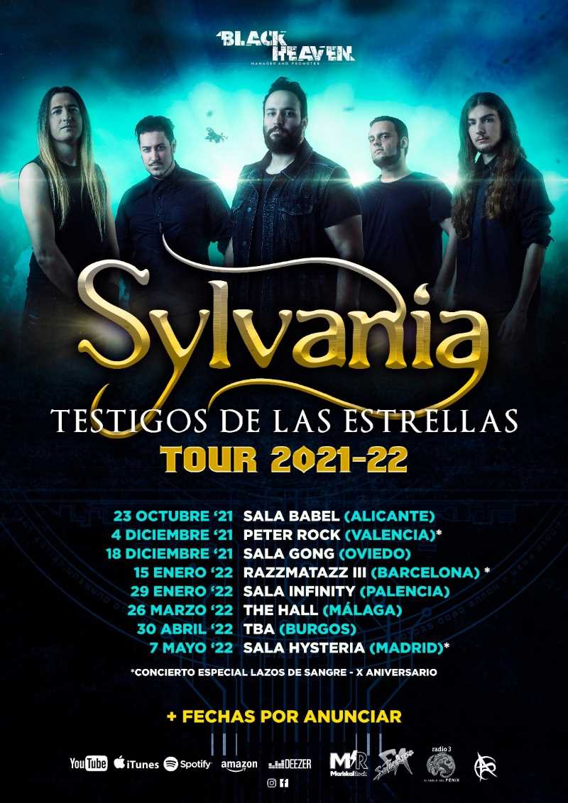 Primeras fechas del tour de Sylvania