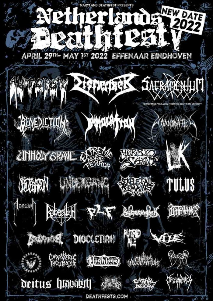 El Netherlands Deathfest 2022 será la última edición del festival