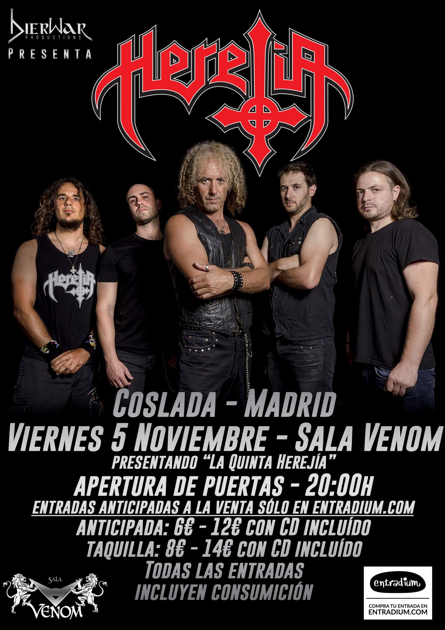 Herejía en Coslada el viernes 5 de noviembre