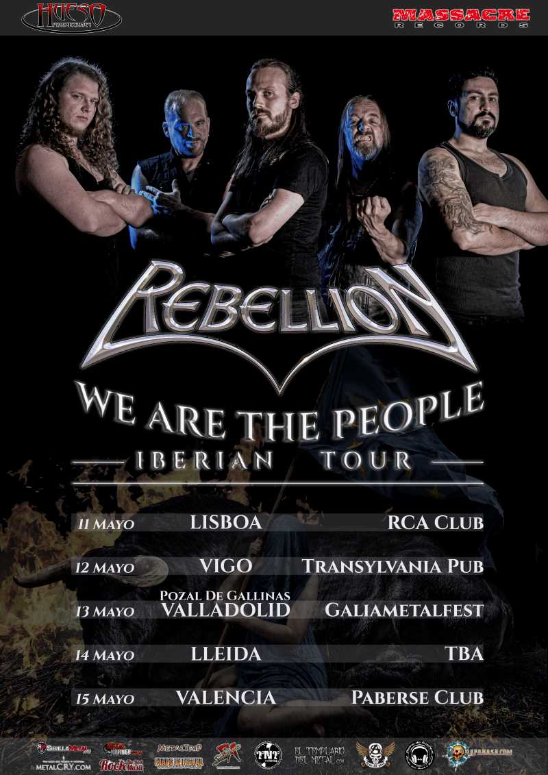 Fechas del «We Are The People-Iberian Tour» de Rebellion