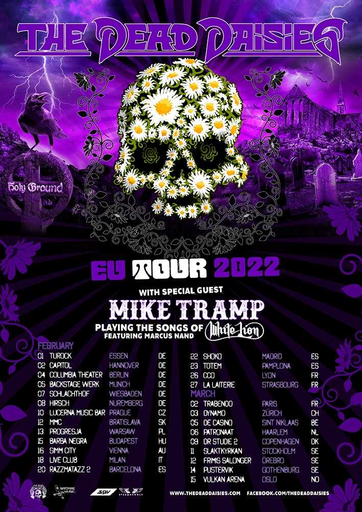 Anuncio de la gira europea de The Dead Daisies