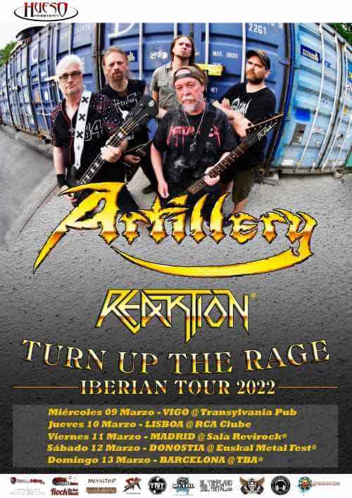 Gira española de Artillery en marzo de 2022