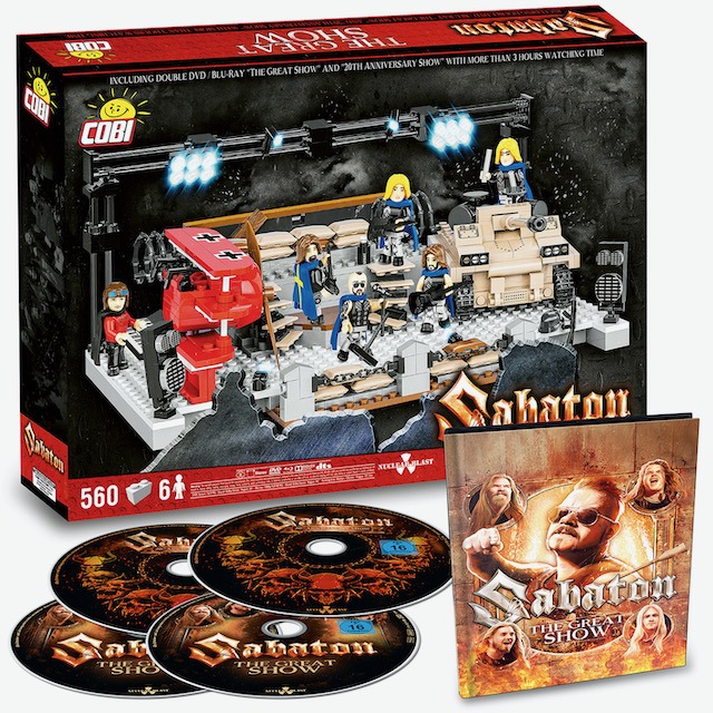 Sabaton lanzará dos nuevos sets en directo  dobles en DVD / Blu-Ray