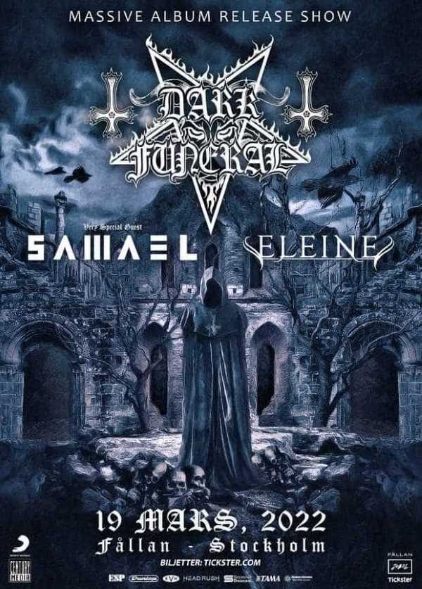 Dark Funeral anuncia nuevo disco y concierto especial de lanzamiento en Estocolmo