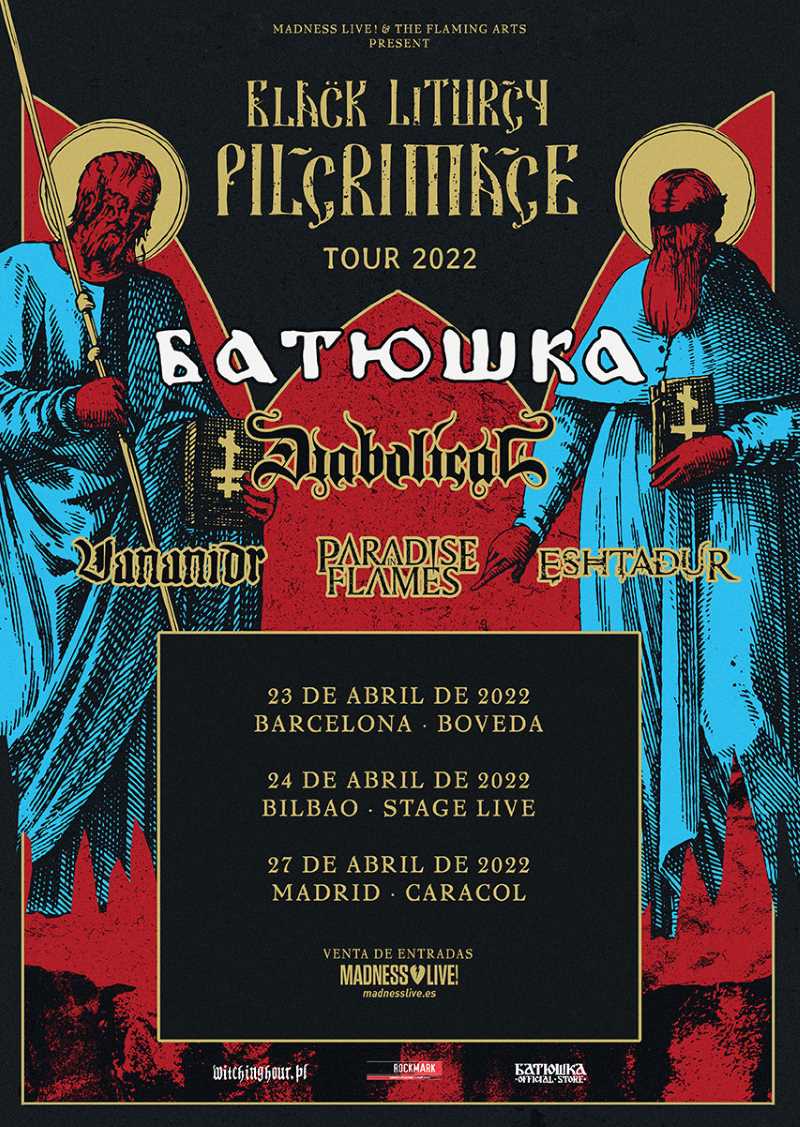 Confirmada el «Black Liturgy Pilgrimage Tour» de Batushka
