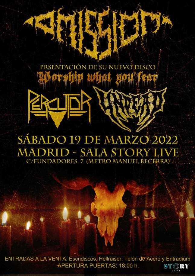 Concierto presentación Omission en Madrid