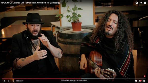 Razkin estrena un video con la colaboración de Kutxi Romero