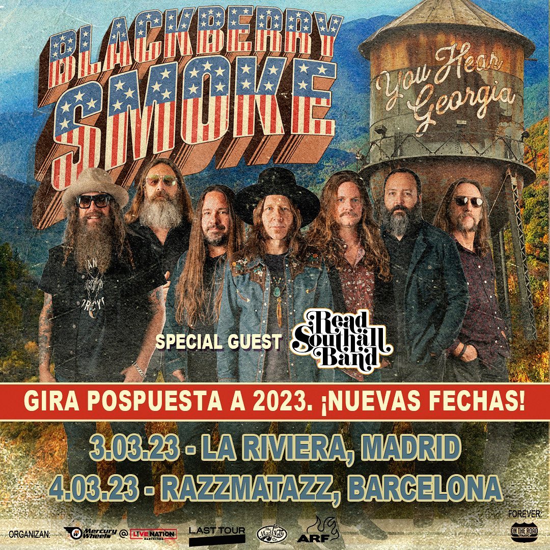 Blackberry Smoke en aplaza sus fechas en España hasta marzo de 2023