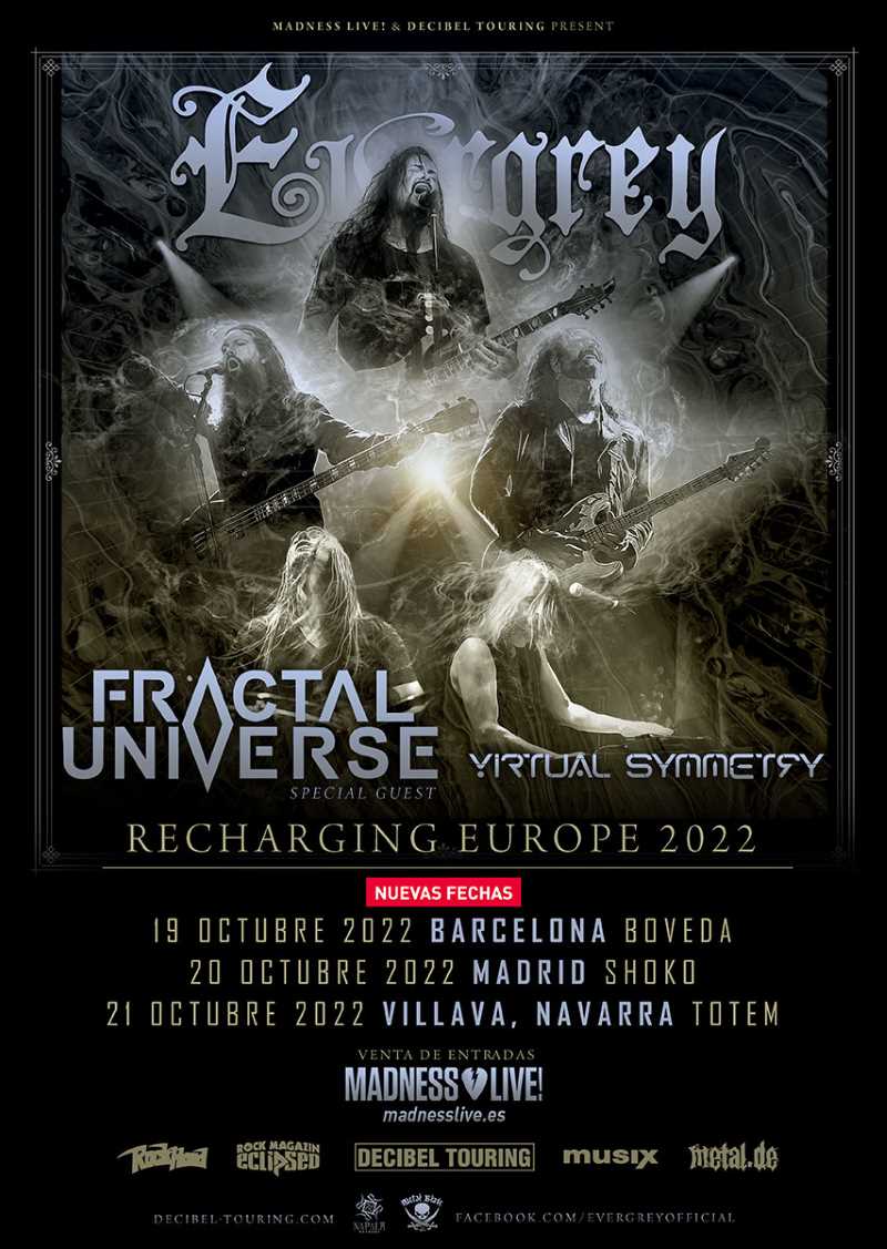 Nuevas fechas de la Gira de Evergrey