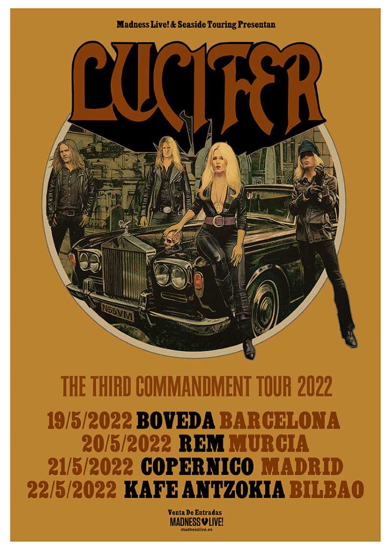 Fechas del «The Third Commandment Tour 2022» de Lucifer