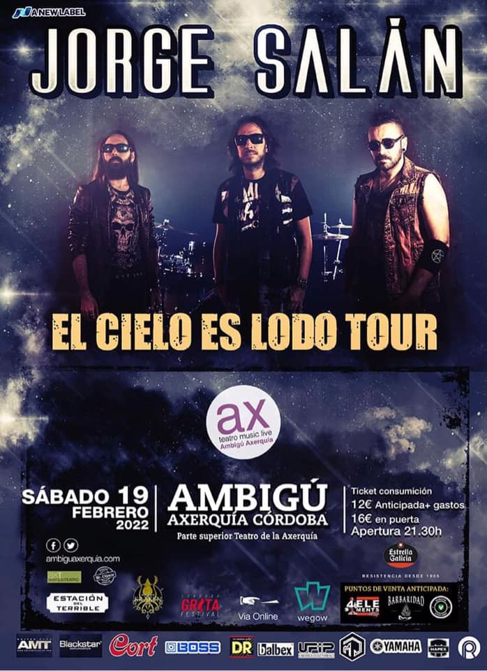 Jorge Salán en Córdoba este sábado 19 de febrero