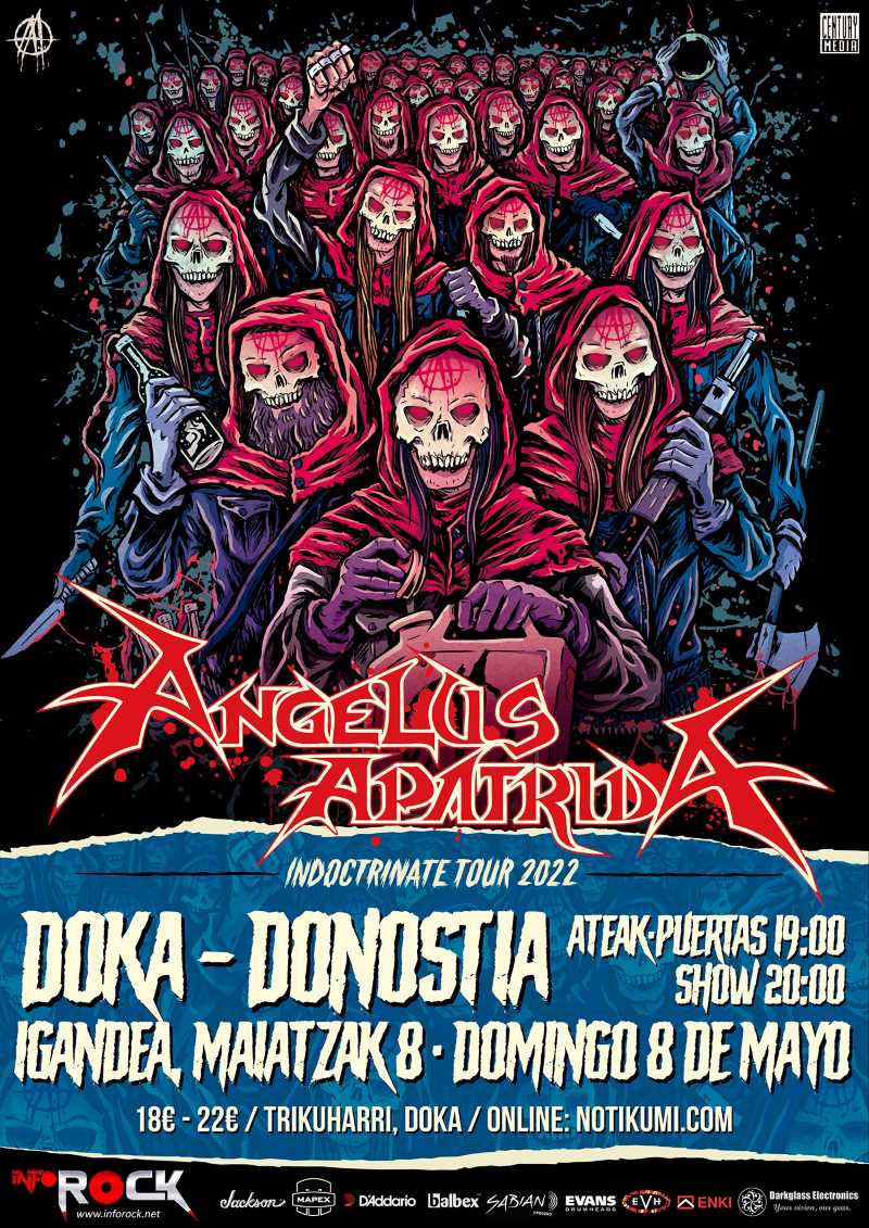Angelus Apatrida en Donostia el 8 de mayo