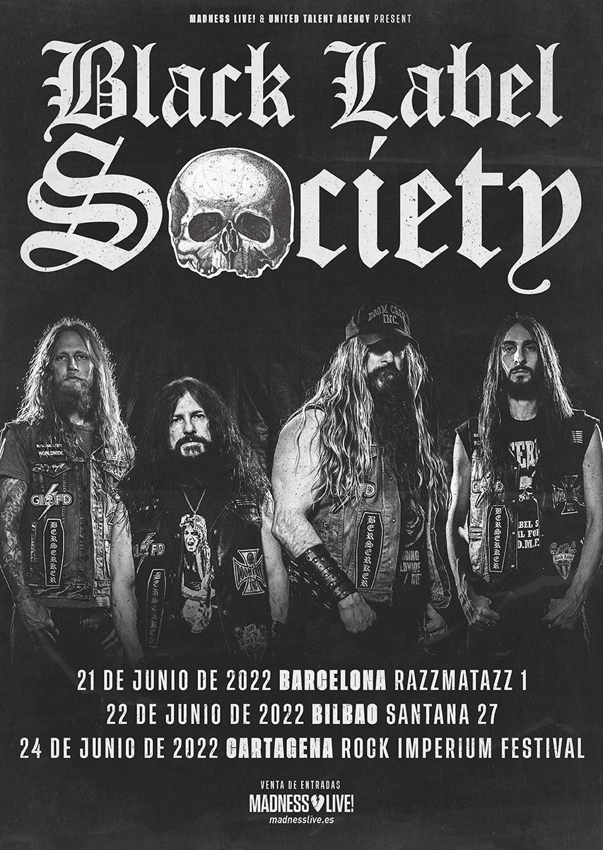 Black Label Society en España en junio