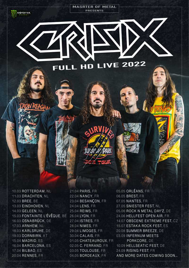 Nuevo single y recordatorio del tour de Crisix