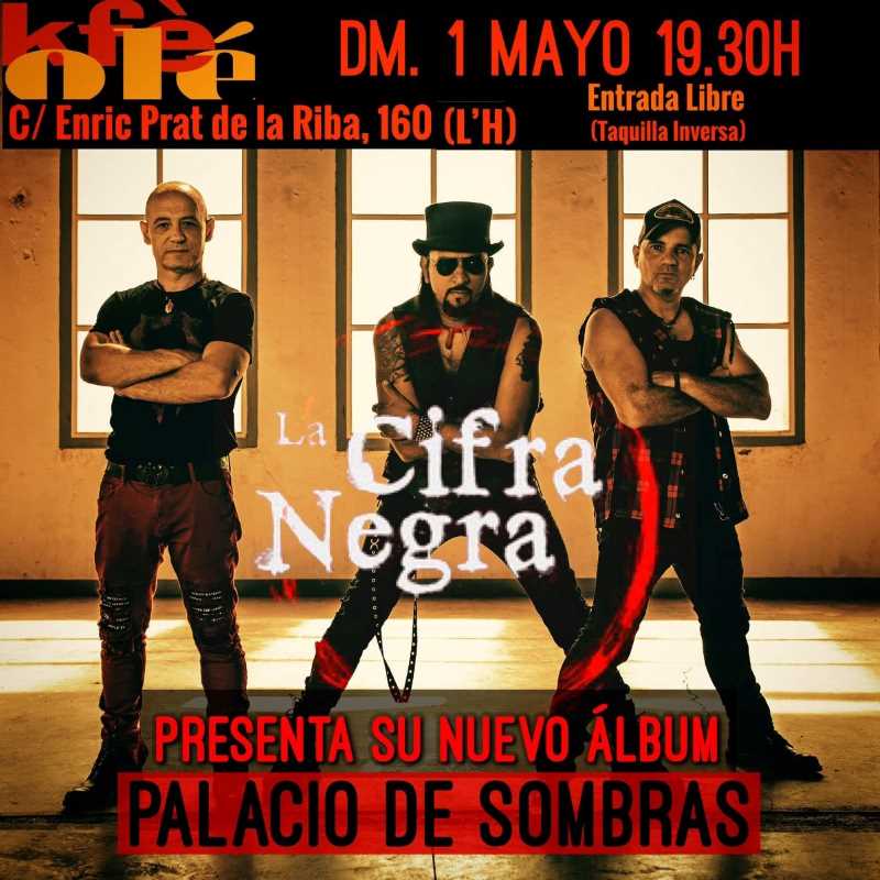 Concierto presentación de La Cifra Negra en L’Hospitalet (Barcelona)