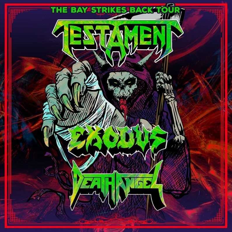 Segunda parte del “The Bay Strikes Back Tour” de Testament