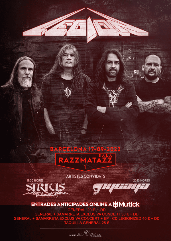 Legion en Barcelona el 17 de septiembre