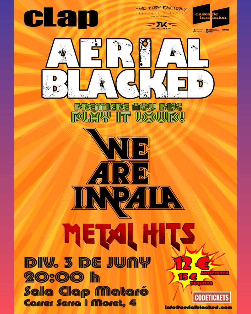 Presentación de Aerial Blacked en Mataró (Barcelona)