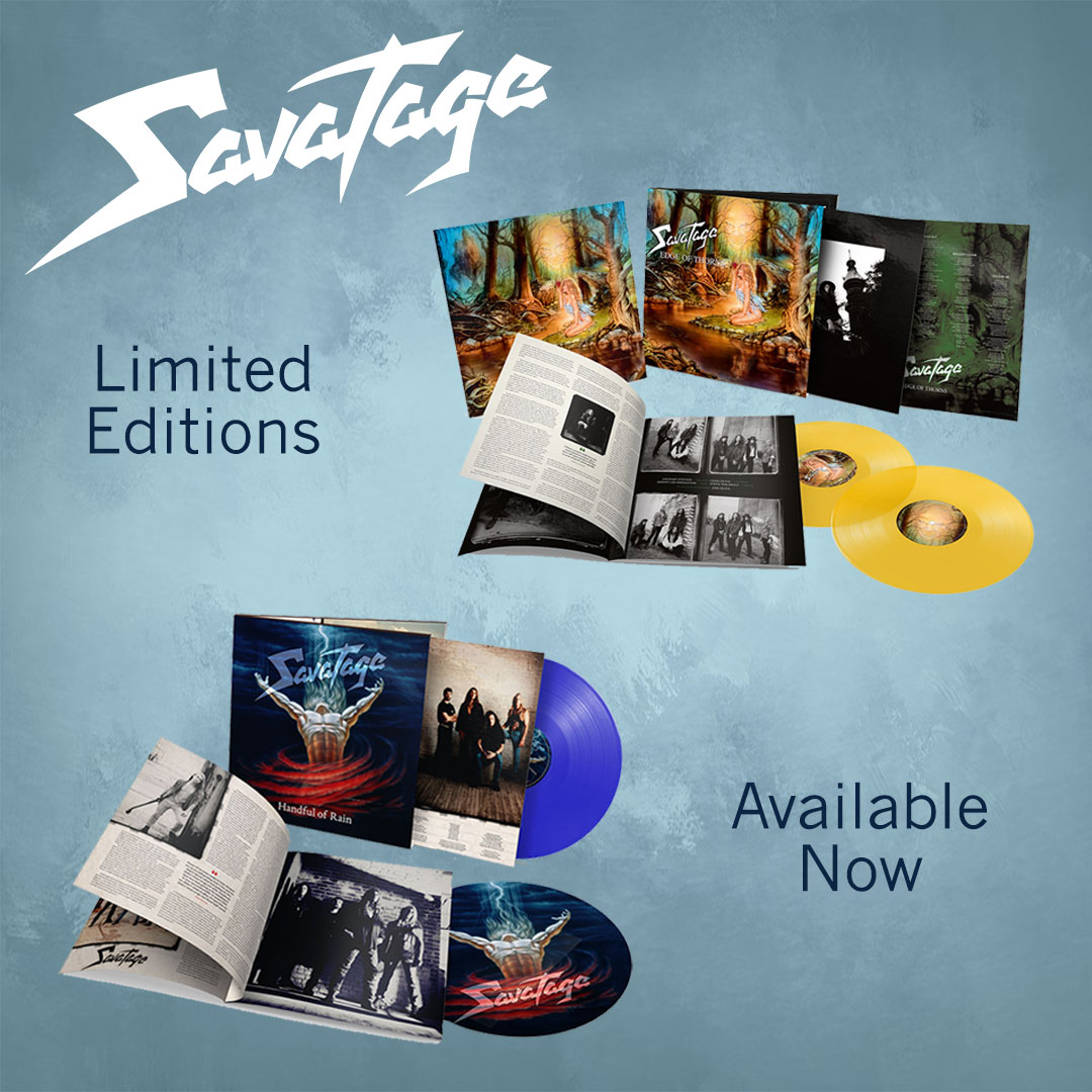 Savatage anuncia la reedición en vinilo de sus «Edge of Thorns» y «Handful of Rain»