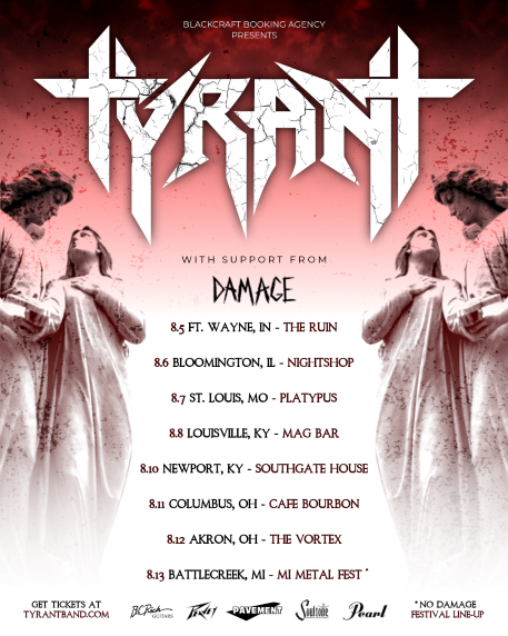 Fechas del tour americano de Tyrant