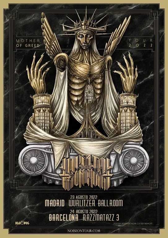 Conciertos de Imperial Triumphant hoy en Madrid y mañana en Barcelona