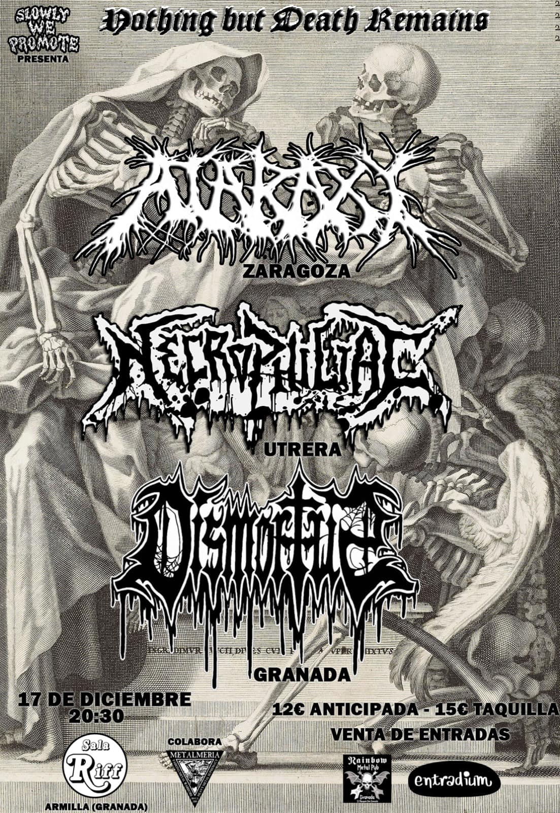 El 17 de diciembre el Nothing But Death Remains en Granada
