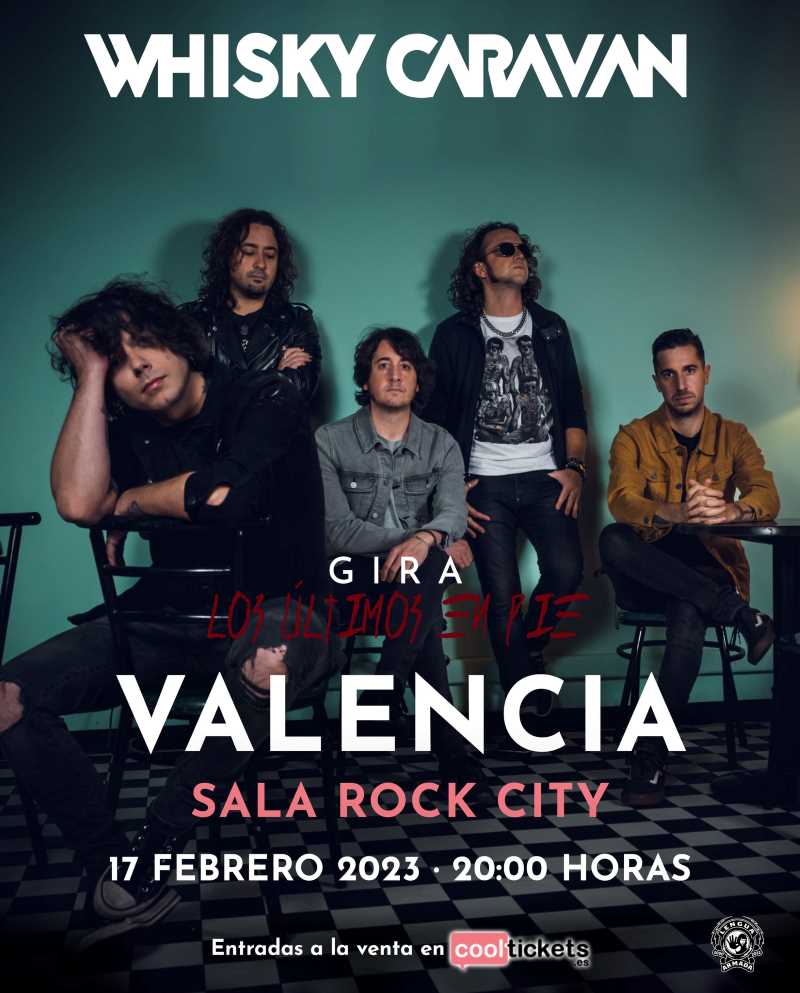 Conciertos de Whisky Caravan en Valencia el 17 de febrero