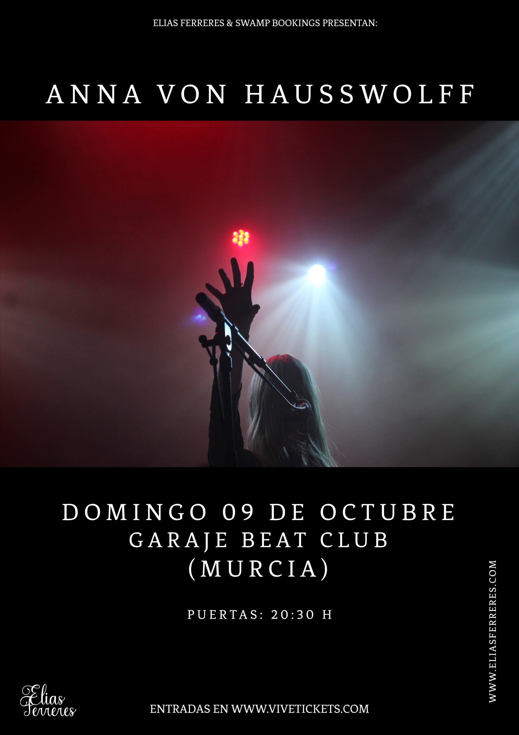 Anna Von Hausswolff en Murcia el 9 de octubre