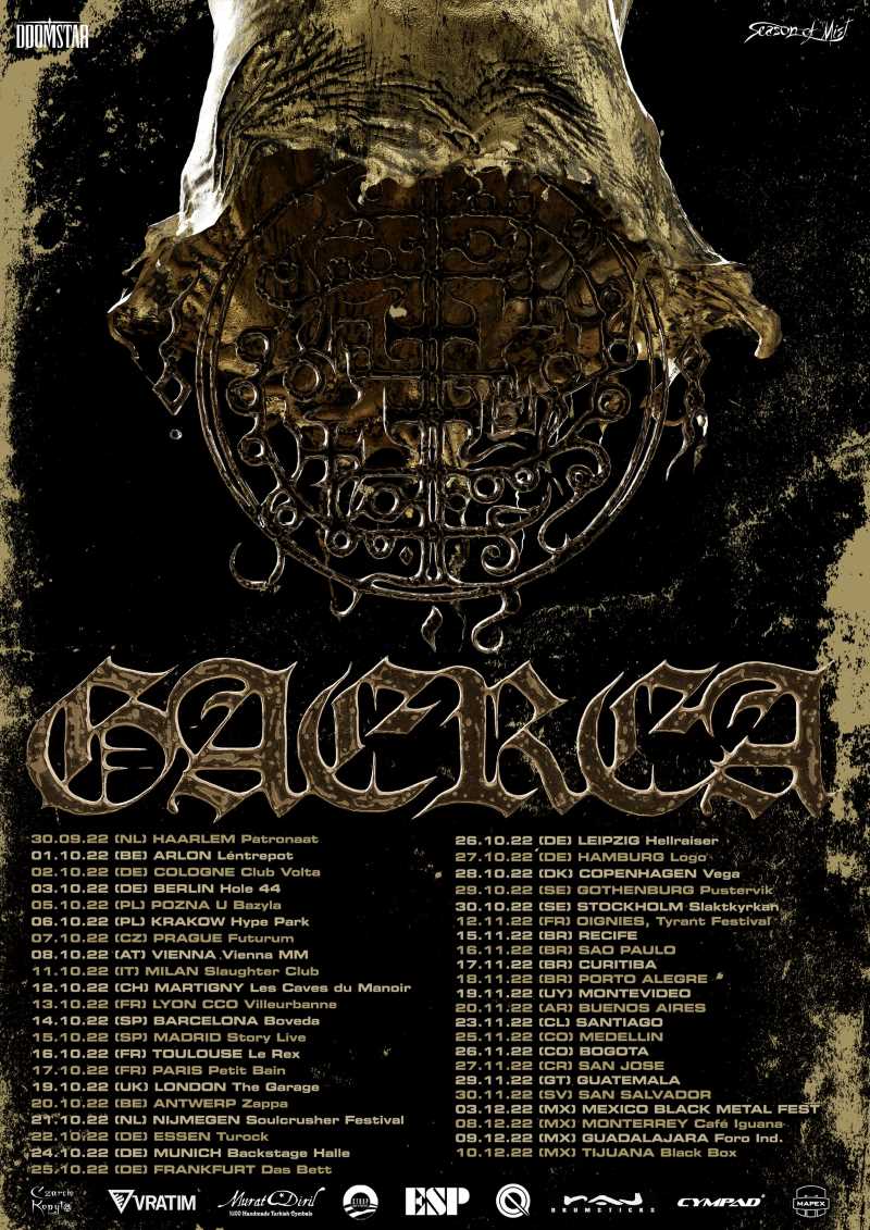 Fechas de la Gira de Gaerea