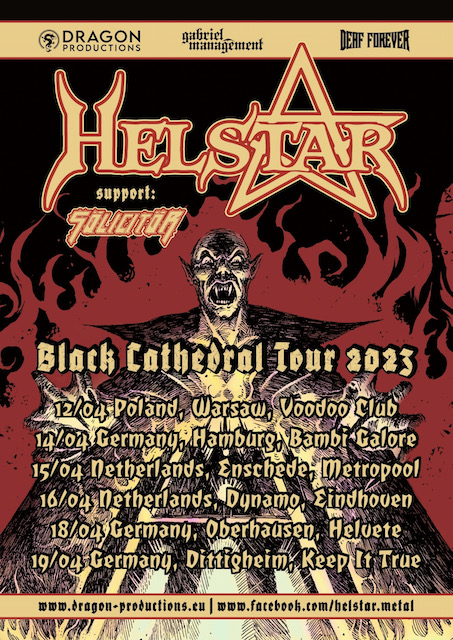 Fechas del tour europeo de Helstar
