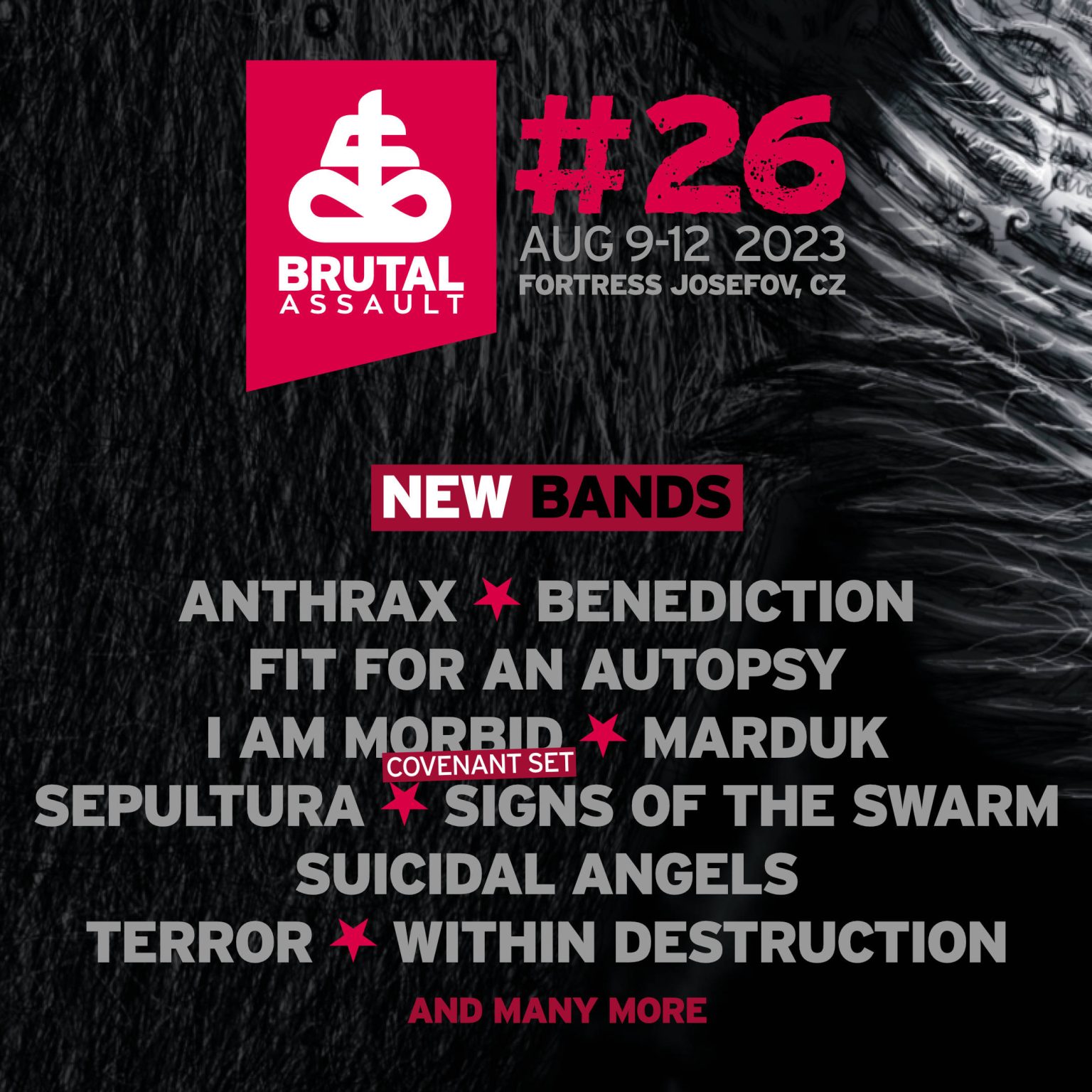 Nuevas confirmaciones del Brutal Assault Festival