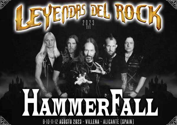 Hammerfall confirmados en el Leyendas del Rock 2023