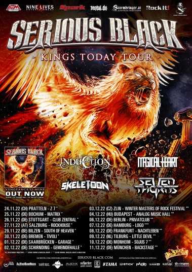 Fechas europeas de Serious Black