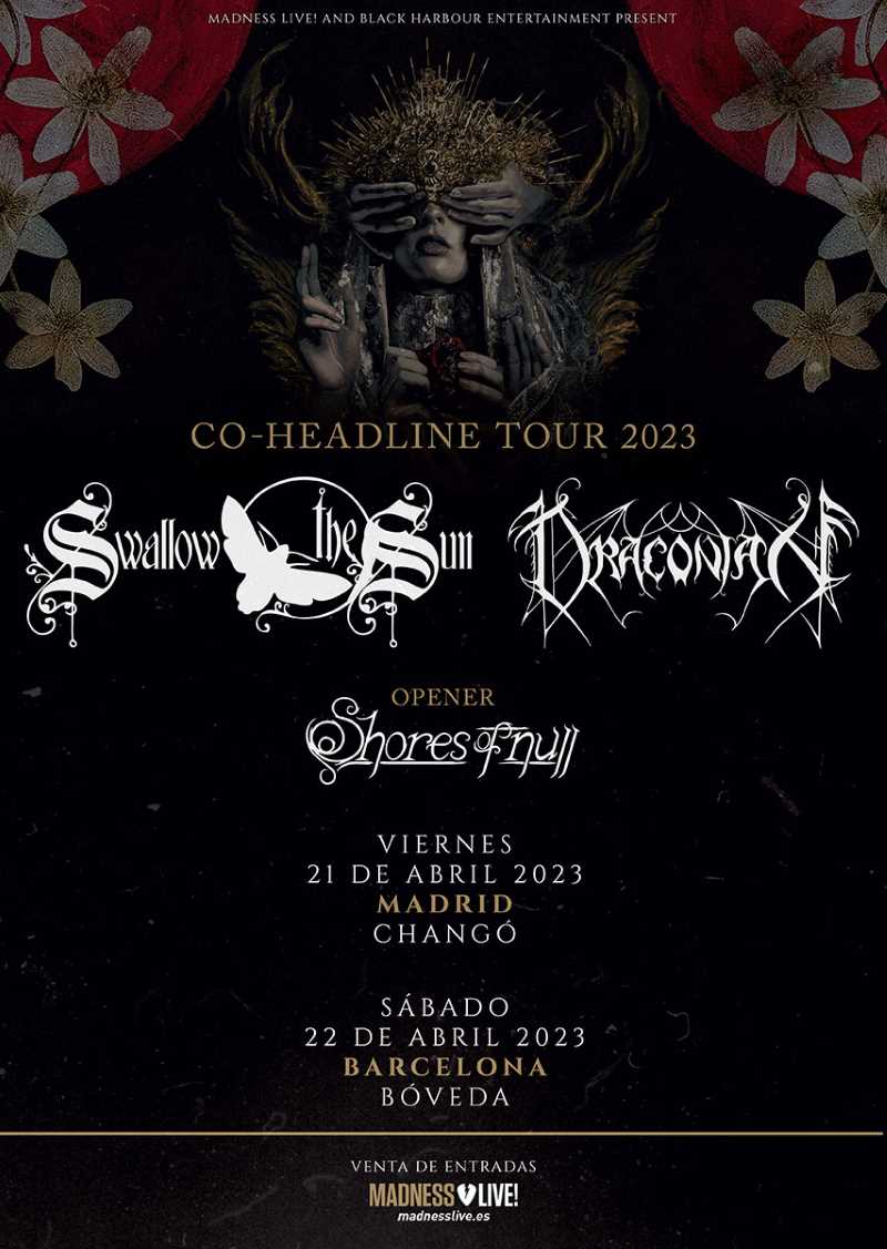 Gira conjunta de Swallow The Sun y Draconian en abril de 2023