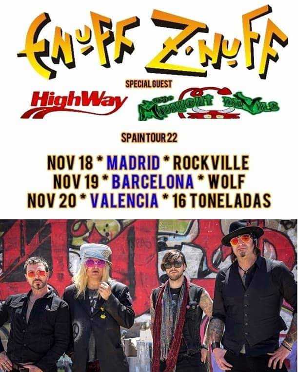 Este próximo fin de semana gira de Enuff ZNuff