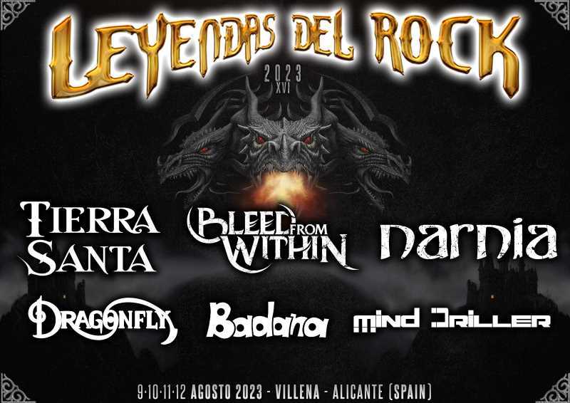 Nuevas confirmaciones del Leyendas del Rock 2023