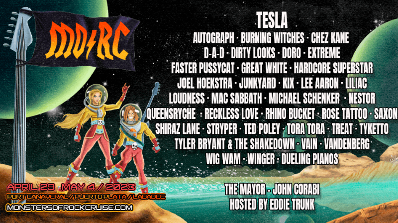 Monster Of Rock Cruise 2023