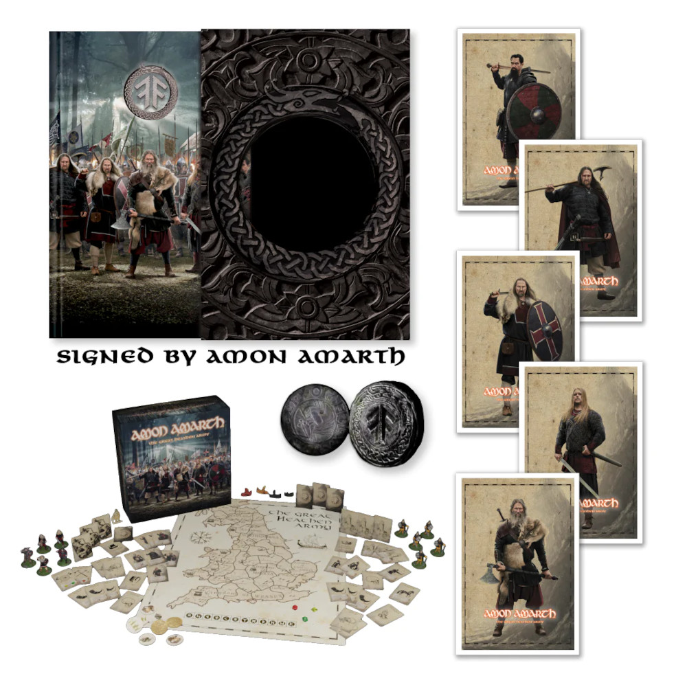Amon Amarth anuncia su nueva novela gráfica y juego de mesa