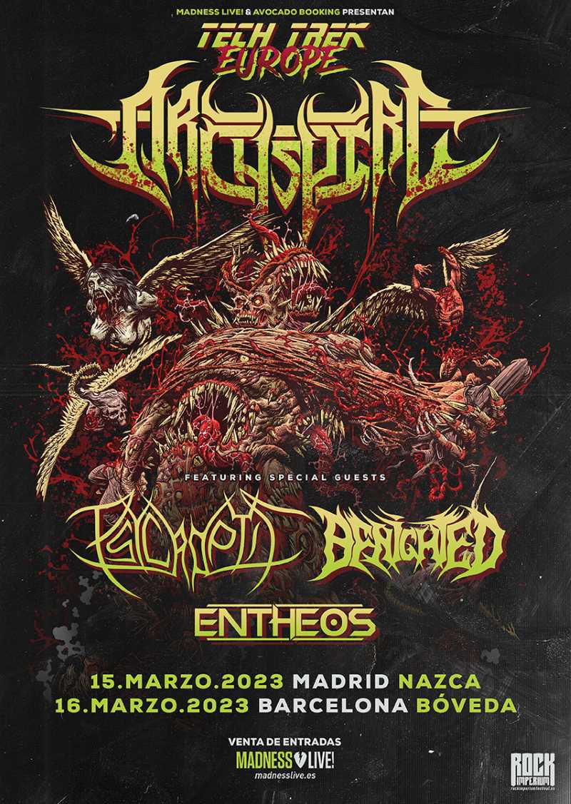 Archspire confirma fechas en Madrid y Barcelona