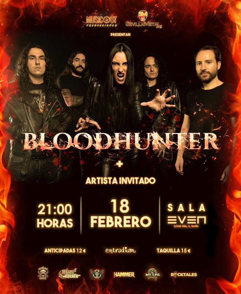 Confirmados Bloodhunter en Sevilla el 18 de febrero