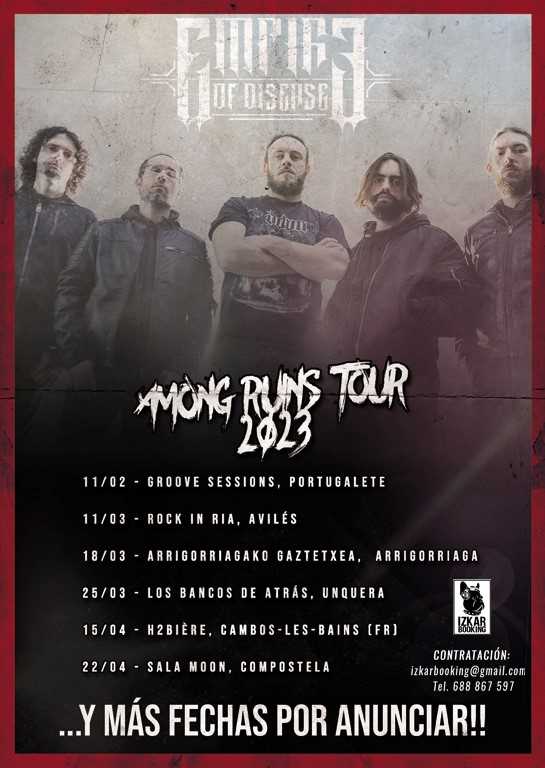 Primeras fechas anunciadas de la Gira de Empire Of Disease