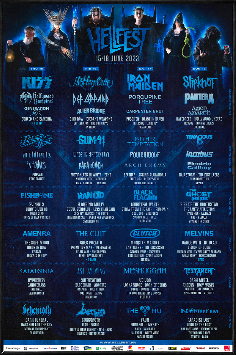 Publicado el espectacular cartel del Hellfest 2023