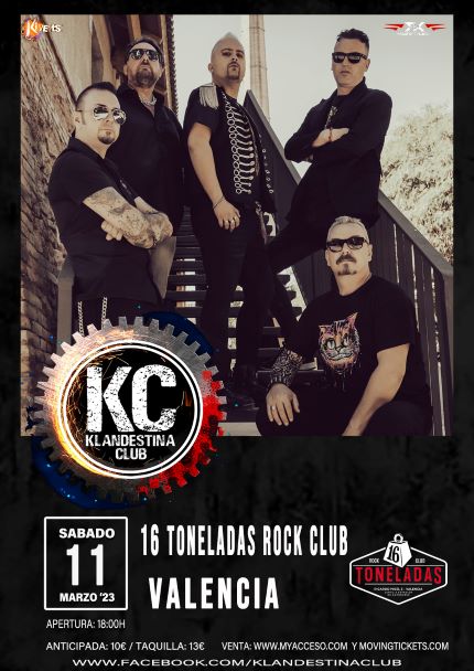 Concierto presentación Klandestina Club en Valencia el 11 de marzo
